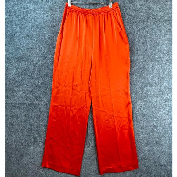 Nanushka Orange Wide Leg Pants - Picture 1 of 7
